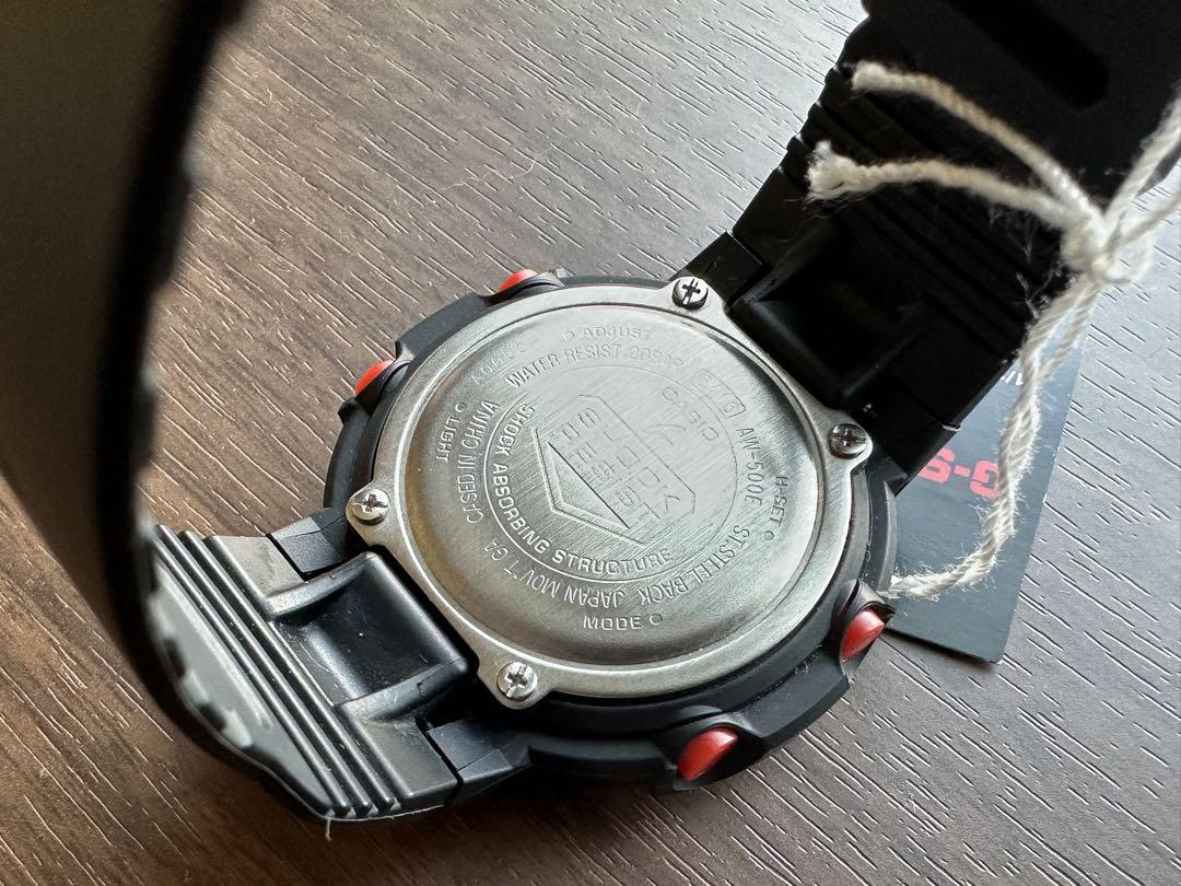 良品G-SHOCK AW-500E-1B ブラック