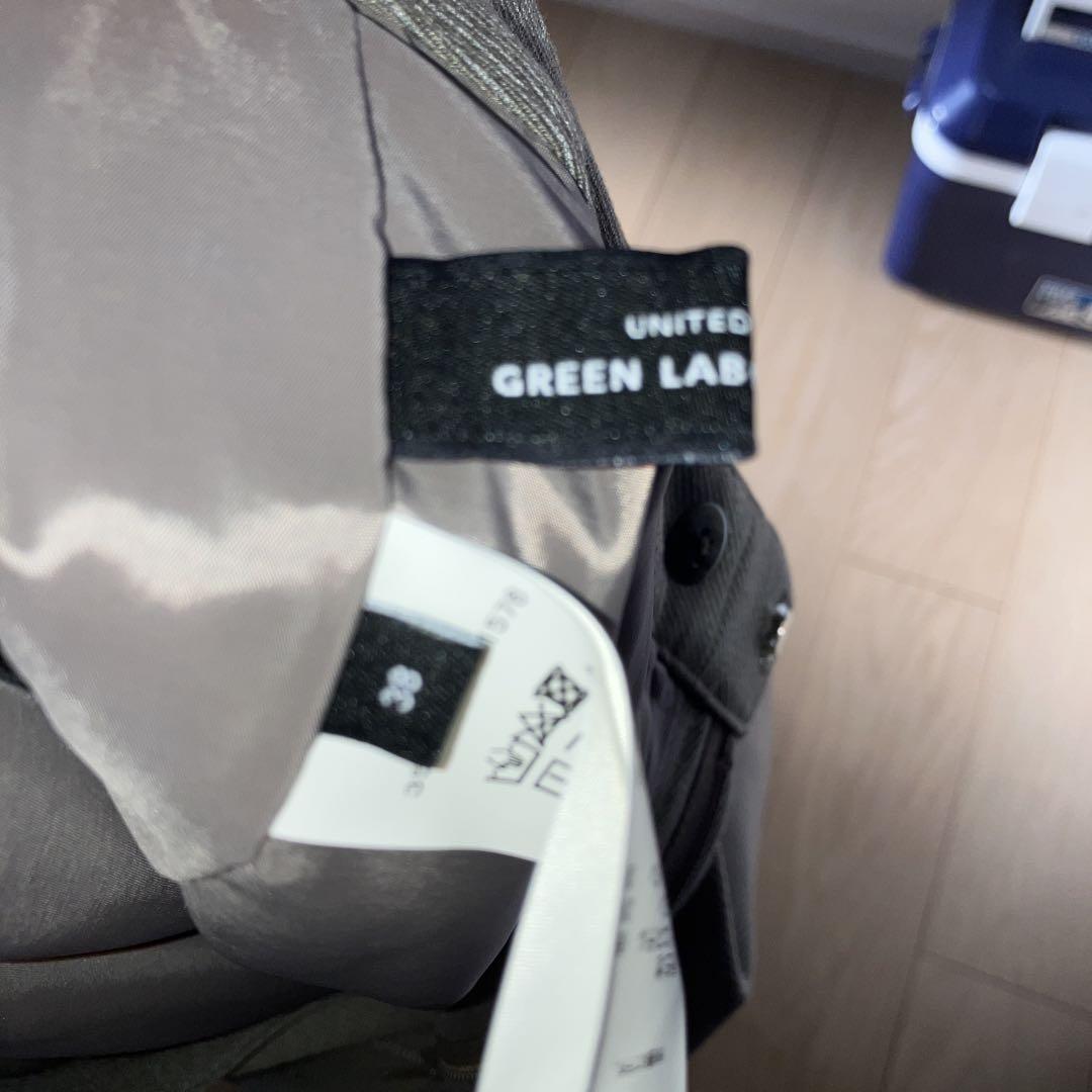 GREEN LABEL RELAXING セットアップ　グレーユニクロ白Tつき