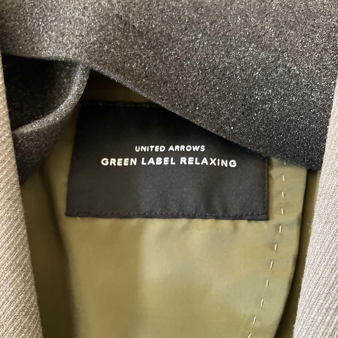 GREEN LABEL RELAXING セットアップ グレーユニクロ白Tつき