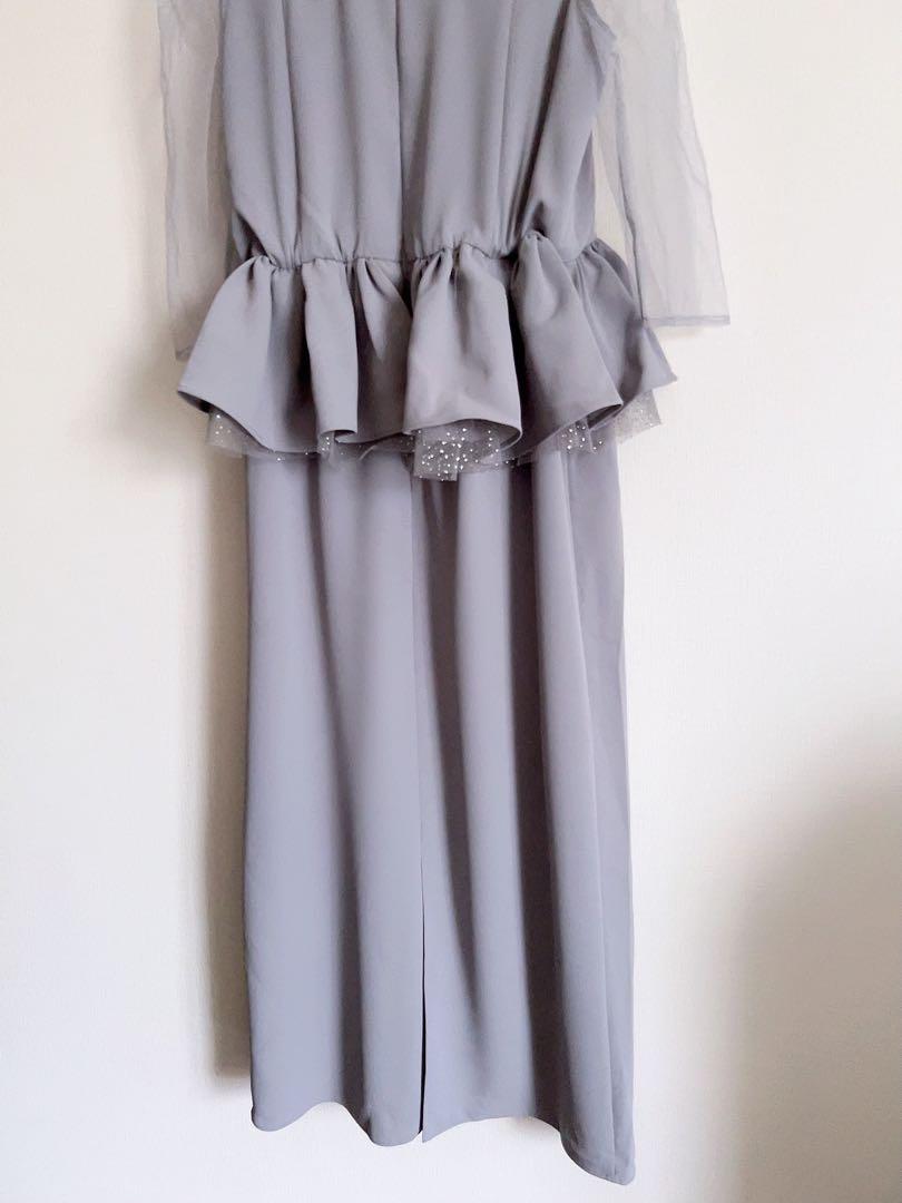 LE’RURE Wavy neck peplum dress LE'RUR Wavy neck peplum dress | DRESS,DRESS | ROOM903 online