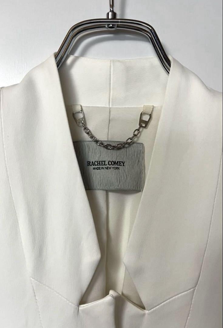 RACHEL COMEY テーラードジャケット サイズ4 ホワイト RACHEL COMEY テーラードジャケット サイズ4 ホワイト