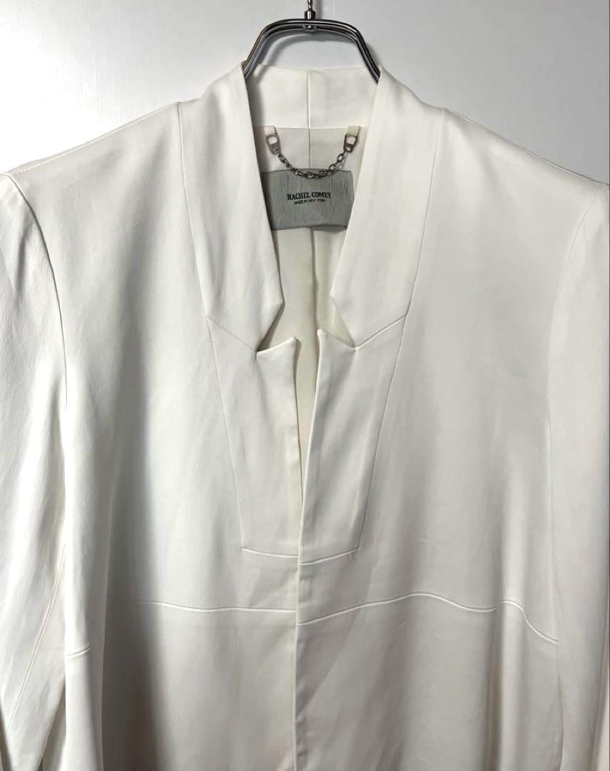 RACHEL COMEY テーラードジャケット サイズ4 ホワイト RACHEL COMEY テーラードジャケット サイズ4 ホワイト