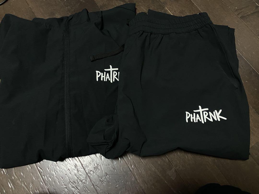 PHATRNK ファットランク　セットアップ ブラック PHATRNK ファットランクブラック ナイロンセットアップ