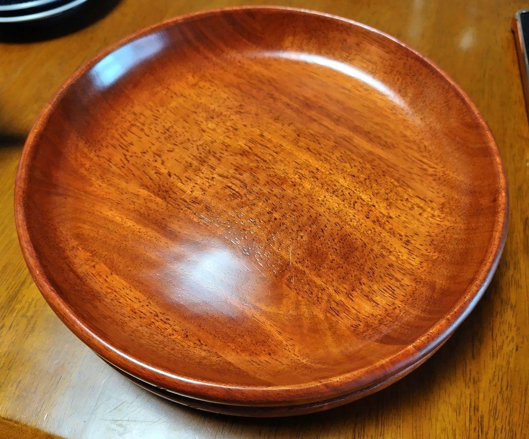 びっくりドンキー 木皿 27cm 2枚セット 中古品