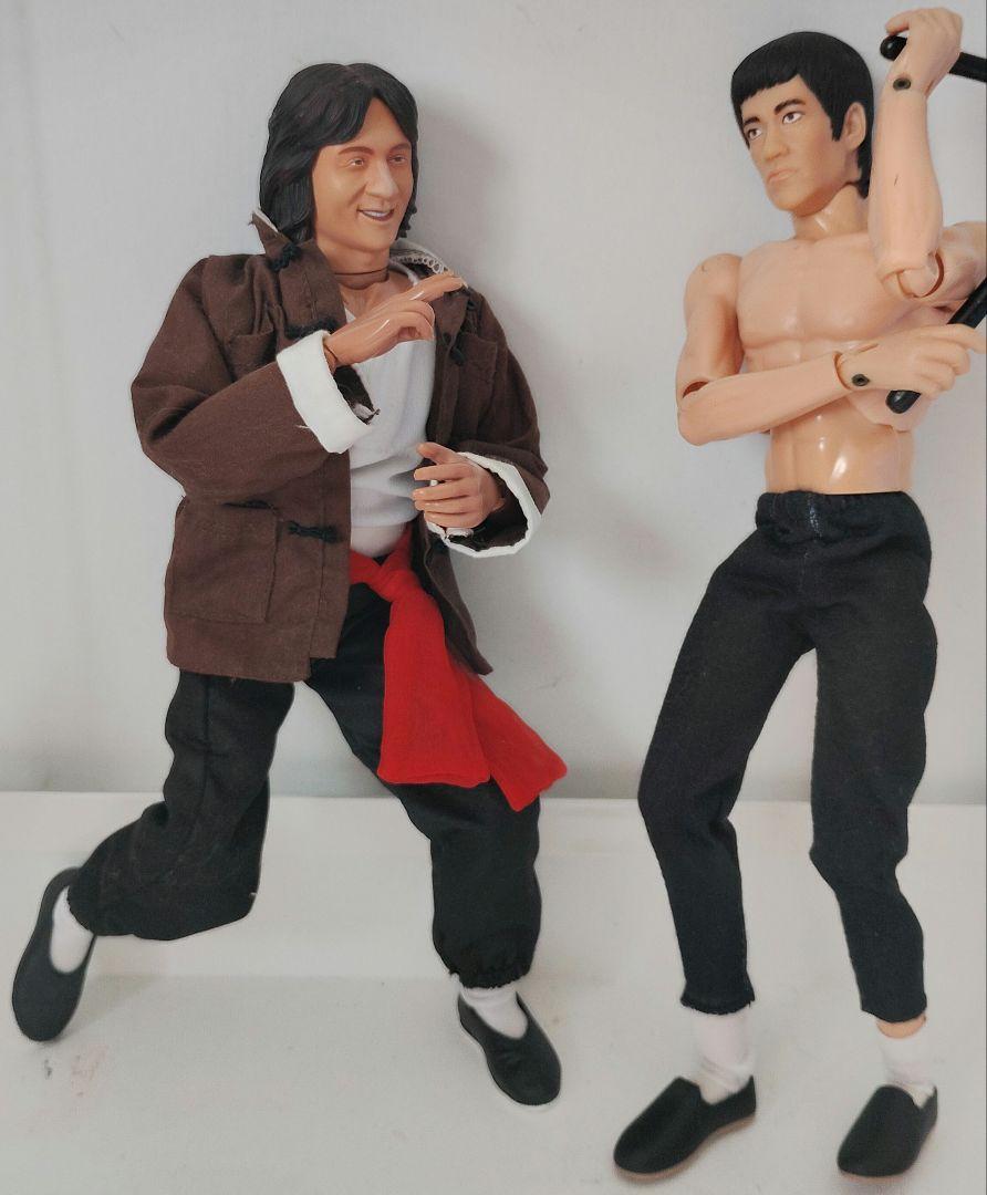 ドラゴン対決　1/6可動ドール　ジャッキーチェン＆ブルースリー