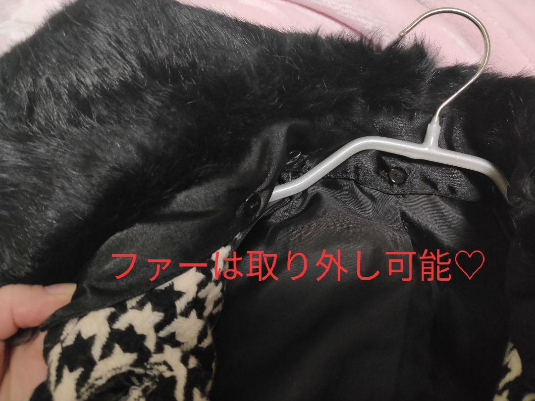 Ketty Aラインコート 千鳥格子