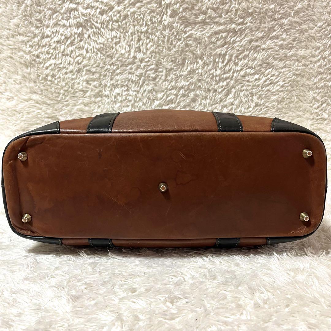 ✨超激レア✨MINI トートバッグ ビジネスバッグ オールレザー ヌメ革 肩掛け