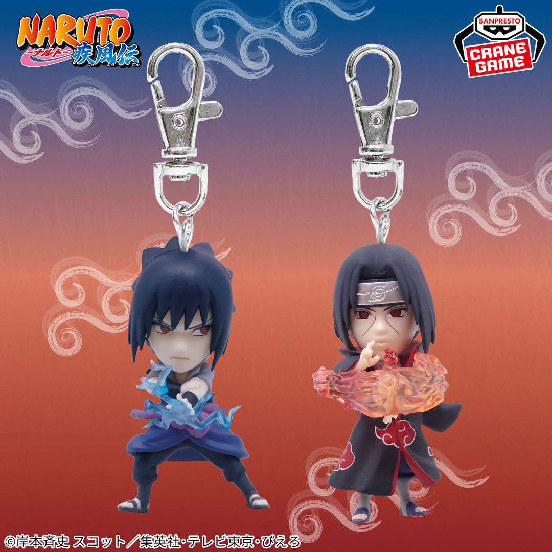 NARUTO イタチ　サスケ　うちは　缶バッジ　キーホルダー NARUTO j world 缶バッジ うちはサスケ うちはイタチ