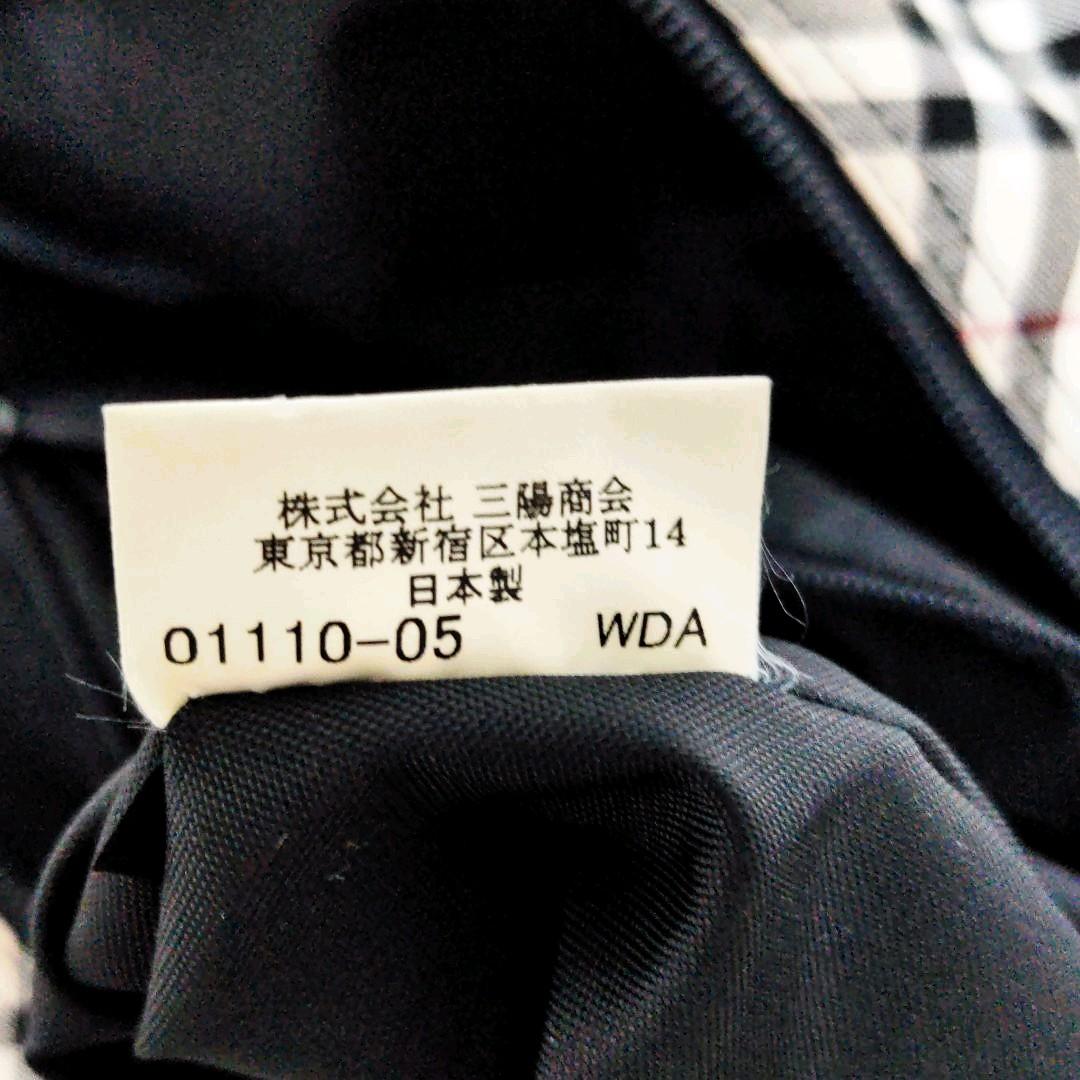 正規店在庫 al14. BURBERRY 牛革×ナイロントートバッグ黒 ノバチェック柄 Dy9XU-m89424183360 お得2022
