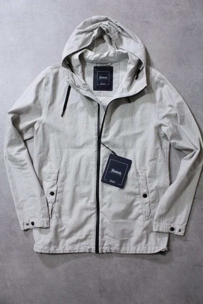 HERNO★新品12.5万円 ヘルノラミナー テック系防水リネン生地ブルゾン48