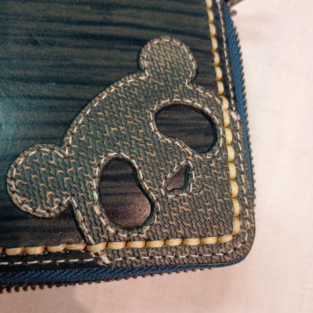 << 新品未使用品 >> パンディエスタ ラウンドジップ ウォレット ネイビー << 新品未使用品 >> パンディエスタ ラウンドジップ ウォレット ネイビー