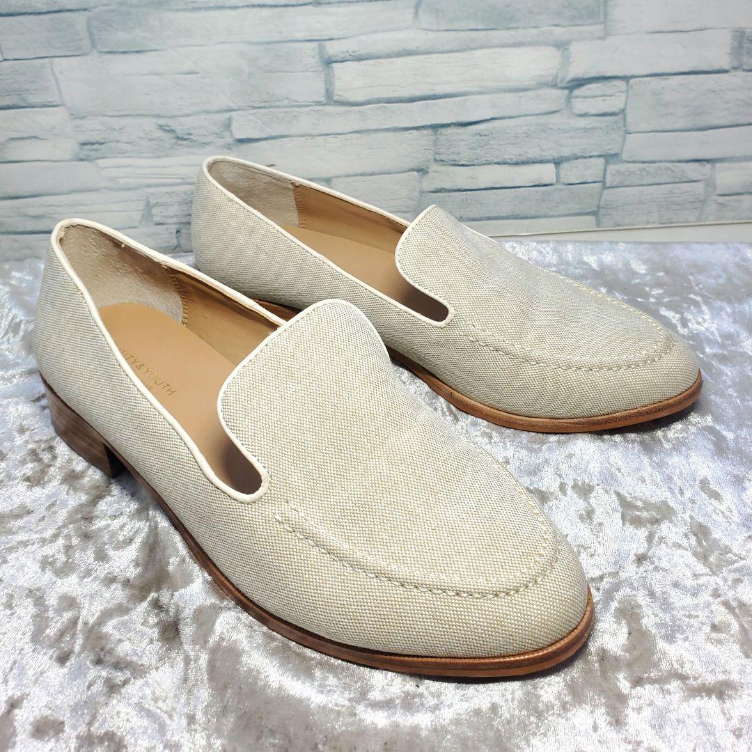 【美品】✨BEAUTY&YOUTH 23.5cm ローファーパンプス 36.5