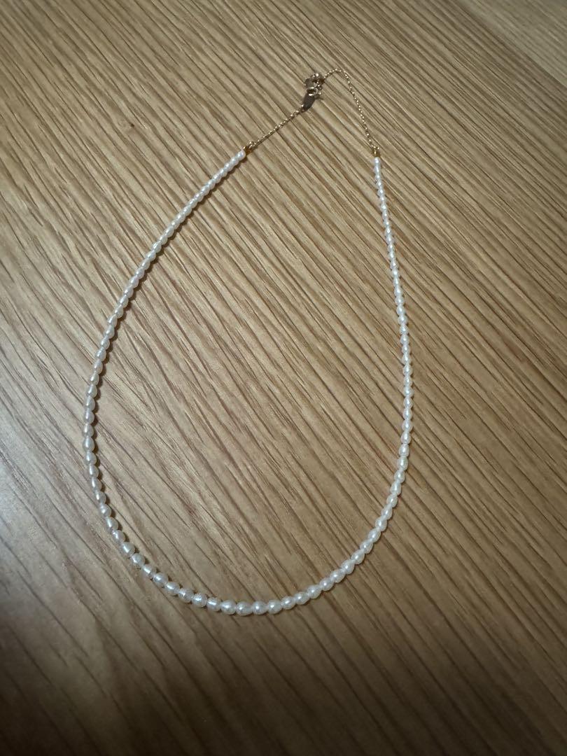 ete K10YG パール ネックレス