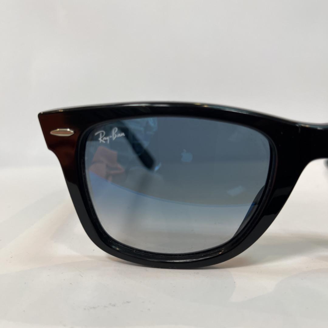 正規RayBanレイバン RB2140F901|3Fブラック×ブルーグラデ