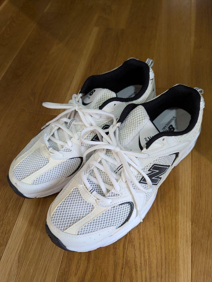 ニューバランスMR530EWB WHITE/BLACK MR530 D 29cm