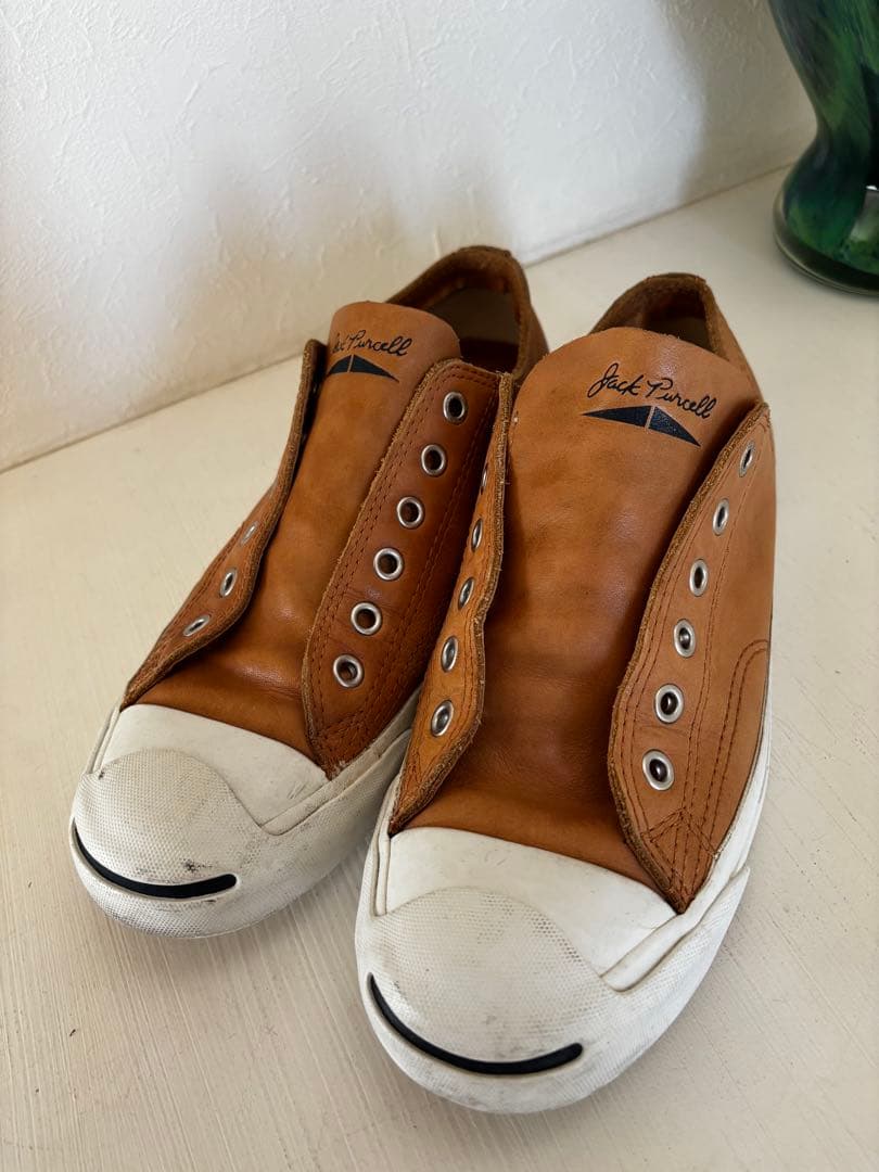 【希少モデル】CONVERSE Jack Purcell レザー 25cm