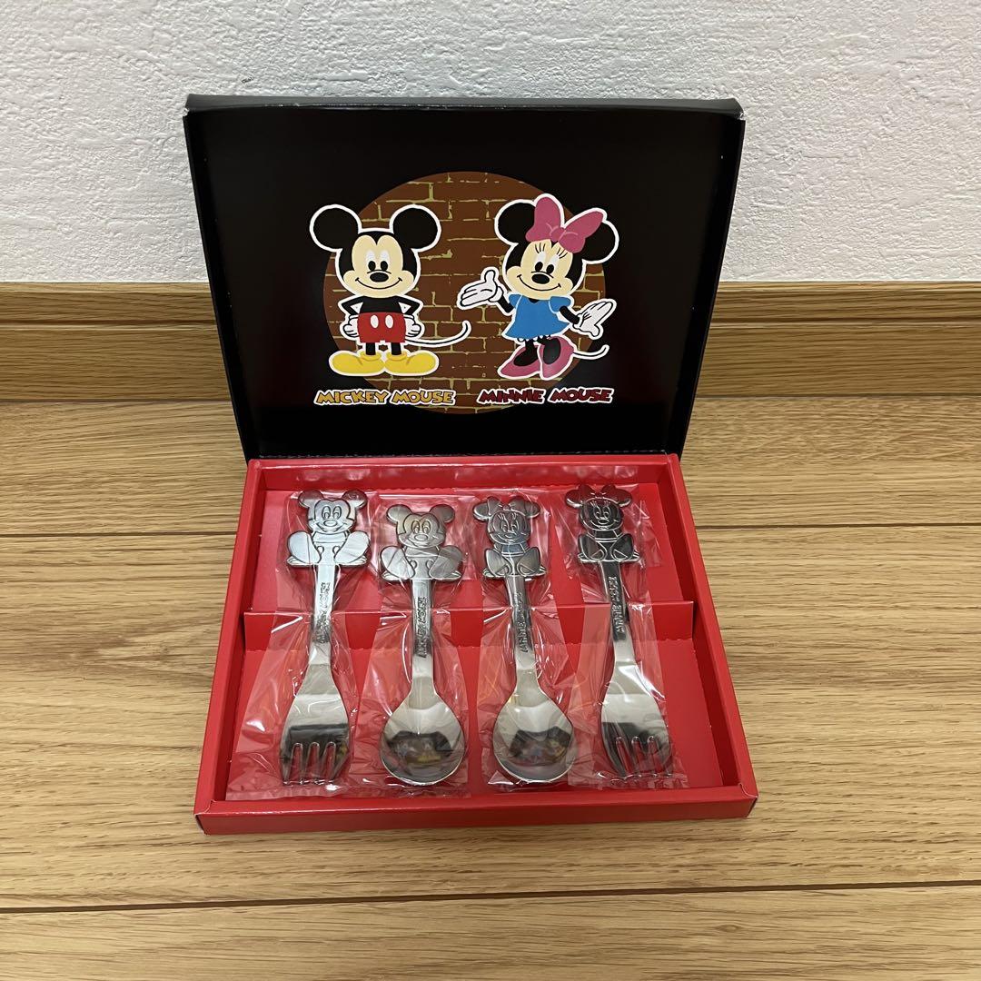 ディズニー ミッキー&ミニー スプーンフォークセット カトラリー