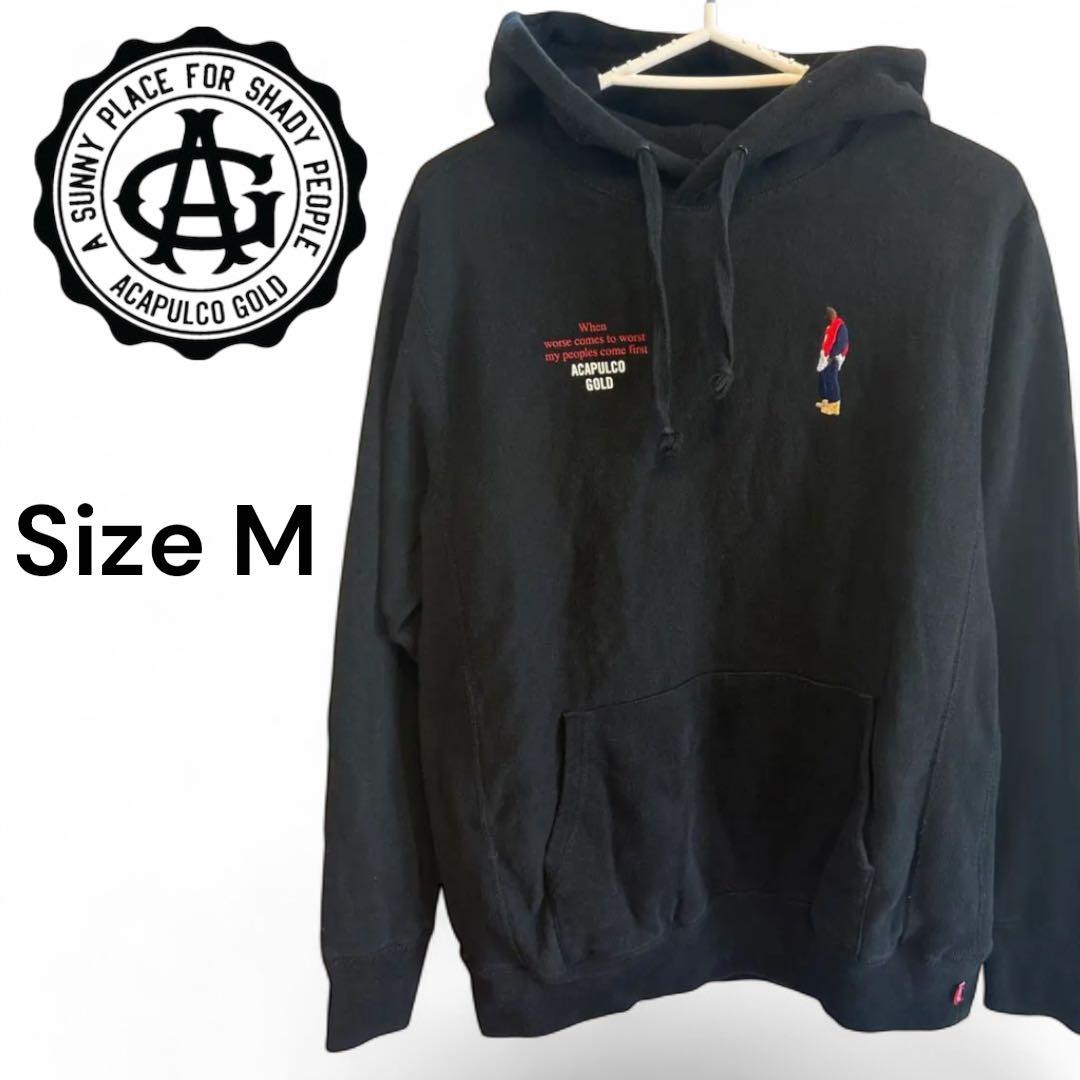 ACAPULCO GOLD ブラックパーカー Mサイズ