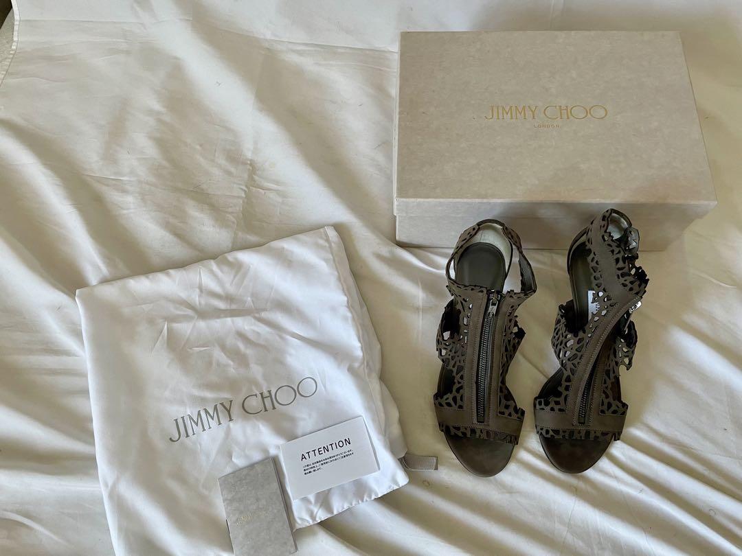 未使用 ジミーチュウ Size36.5 ヒール レザー