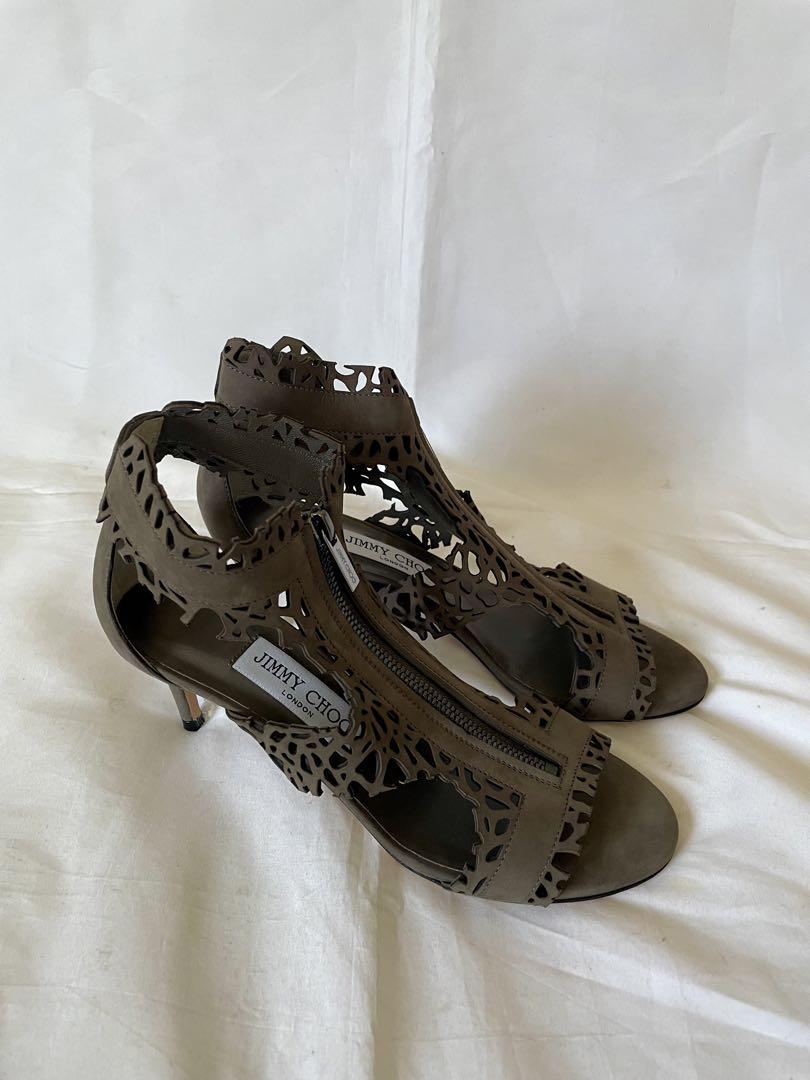 未使用 ジミーチュウ Size36.5 ヒール レザー