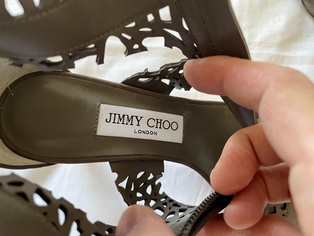 未使用 ジミーチュウ Size36.5 ヒール レザー