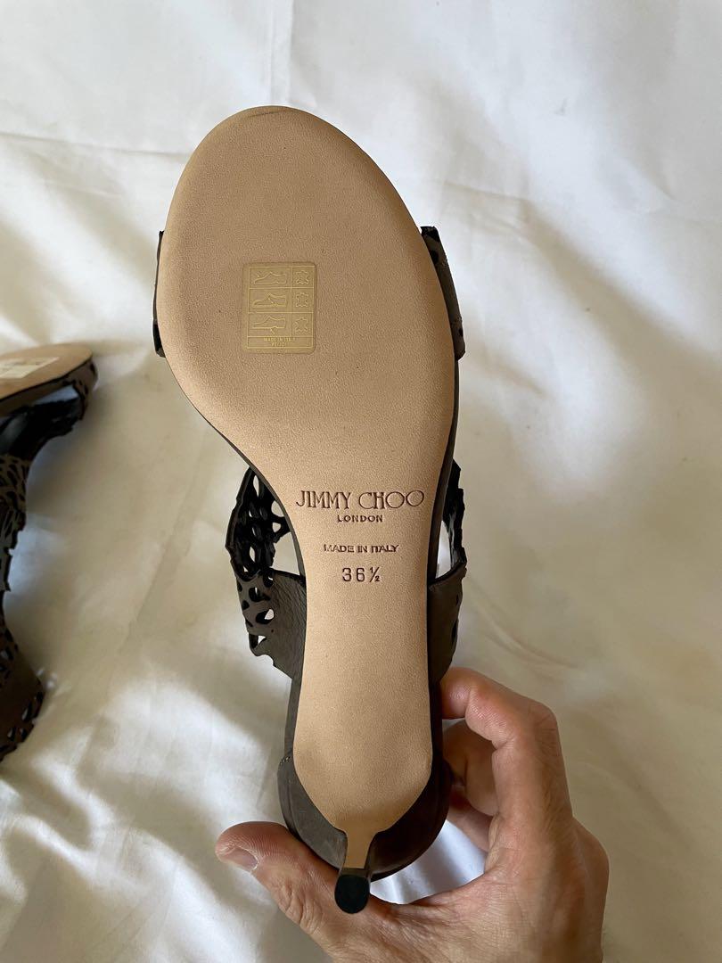 未使用 ジミーチュウ Size36.5 ヒール レザー