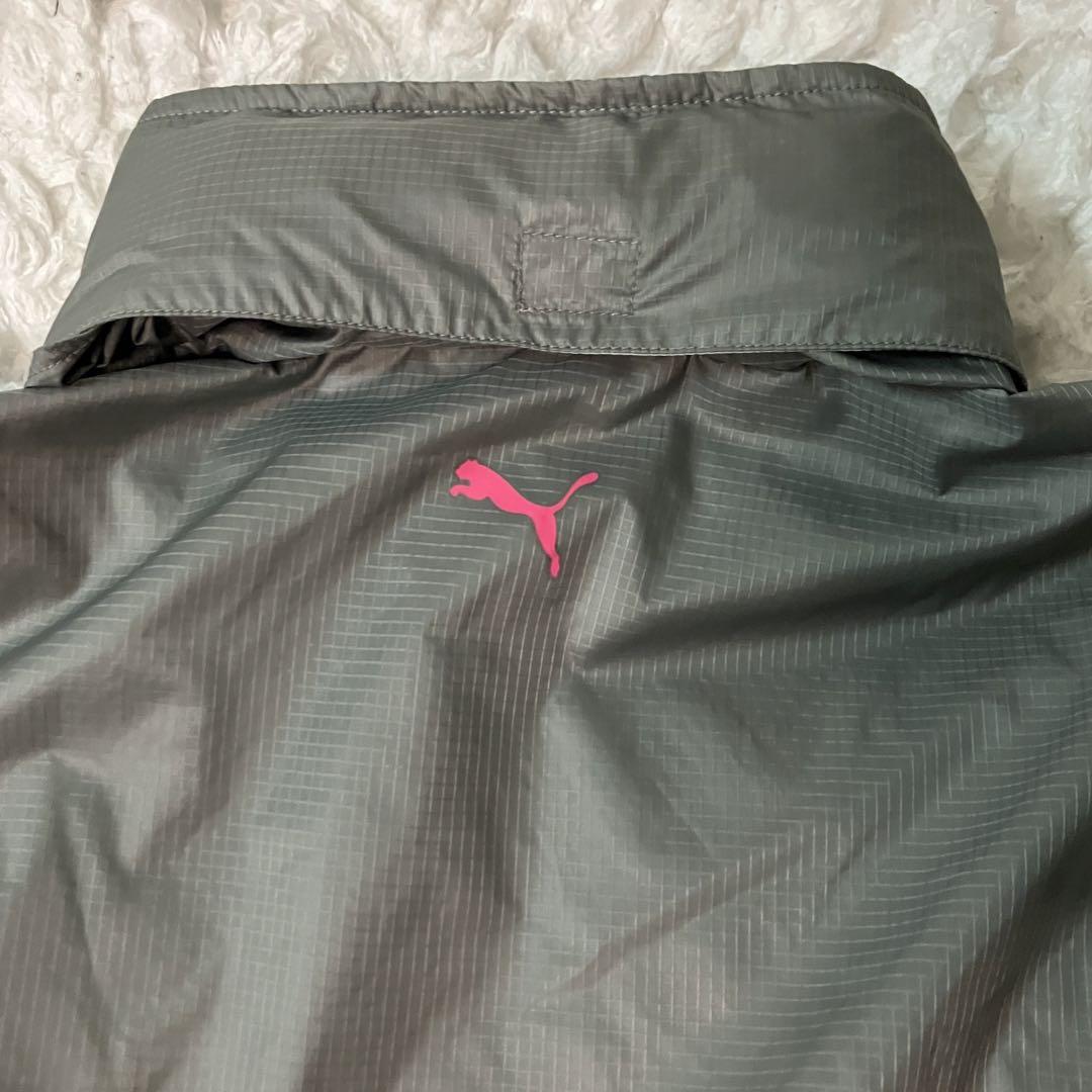 プーマ PUMA ジャージ セットアップ 上下 美品 レディース グレー ロゴ