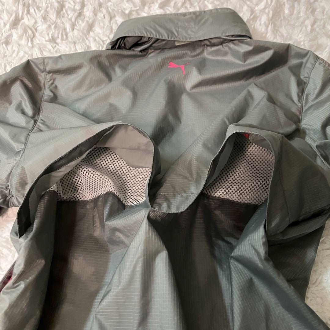 プーマ PUMA ジャージ セットアップ 上下 美品 レディース グレー ロゴ