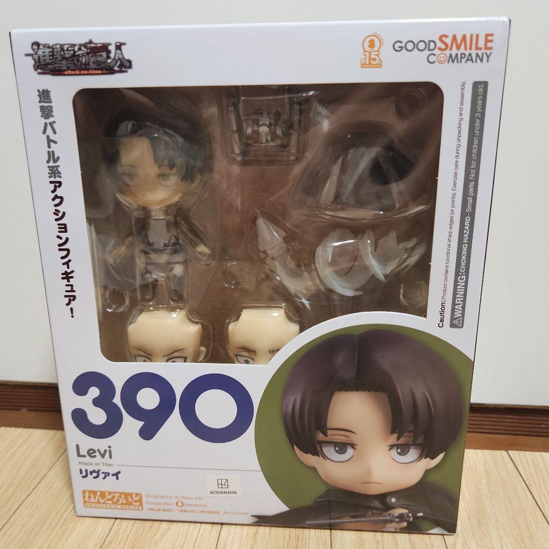 進撃の巨人 リヴァイ フィギュア 390 未使用品 進撃の巨人 リヴァイ 390 アクションフィギュア - メルカリ