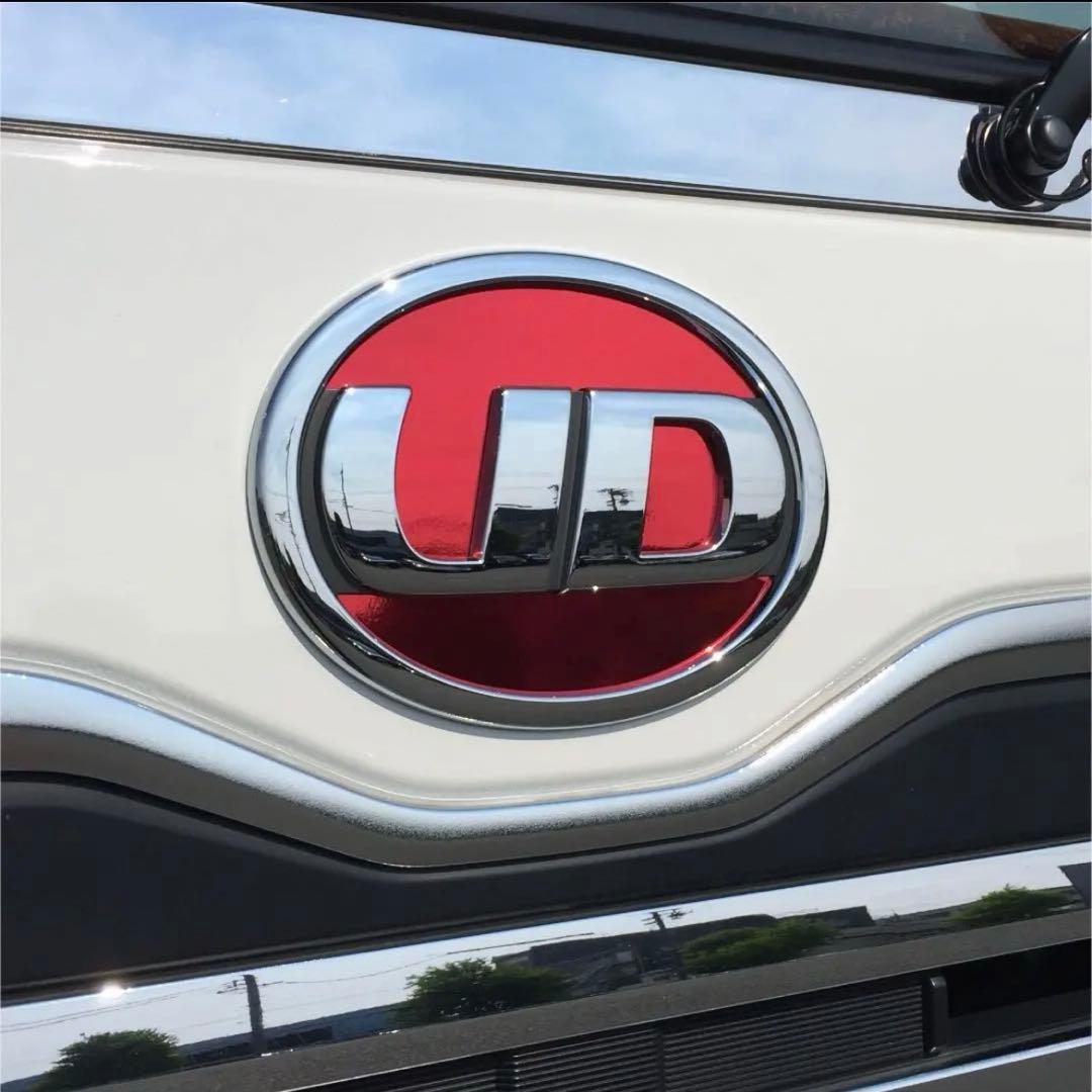 特価❗️高品質！UD トラック エンブレムステッカー メッキ マグネットタイプ 特価❗️高品質！UD トラック エンブレムステッカー メッキ マグネットタイプ