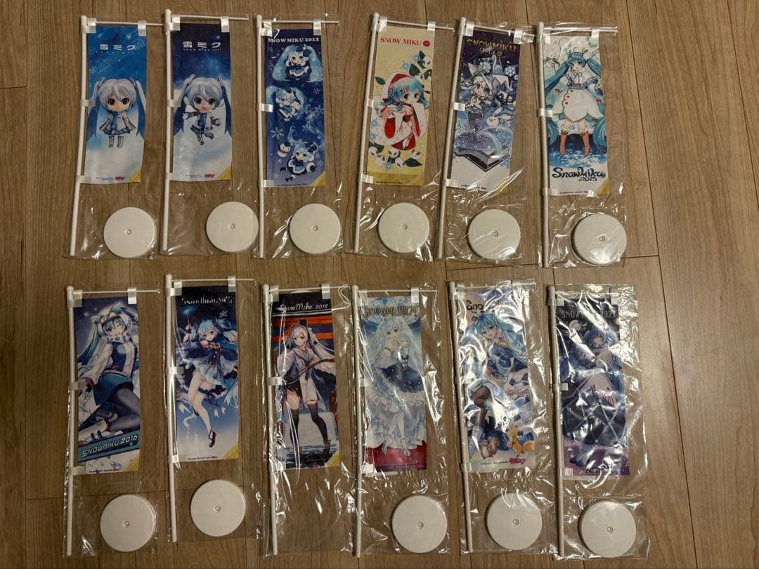 雪ミク ミニのぼり SNOW MIKU 初音ミク新品、♥