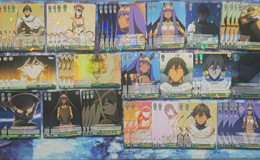 ヴァイスシュヴァルツ Fate エジプト領デッキ + パーツ