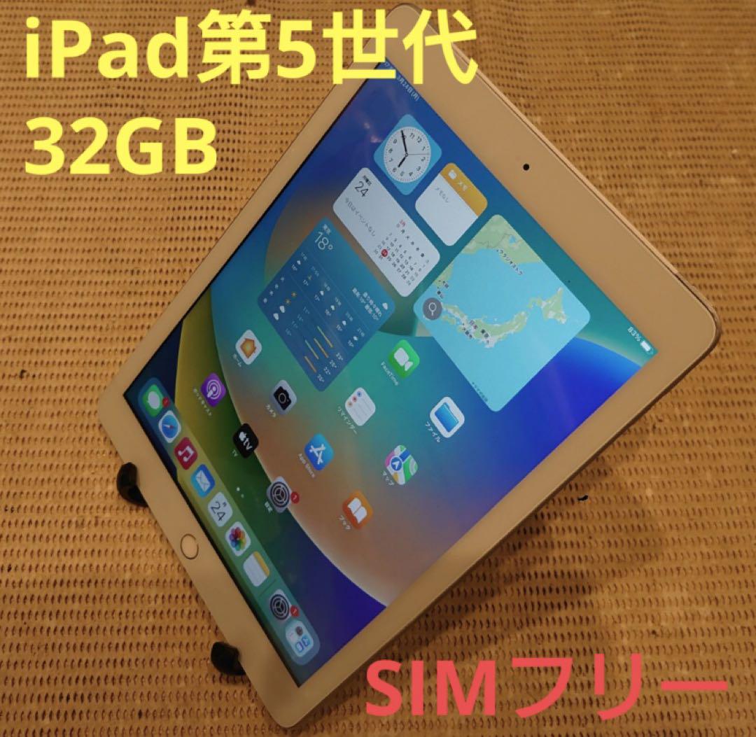 VP9SW 完動品SIMフリーiPad第5世代(A1823)本体32GB送料込