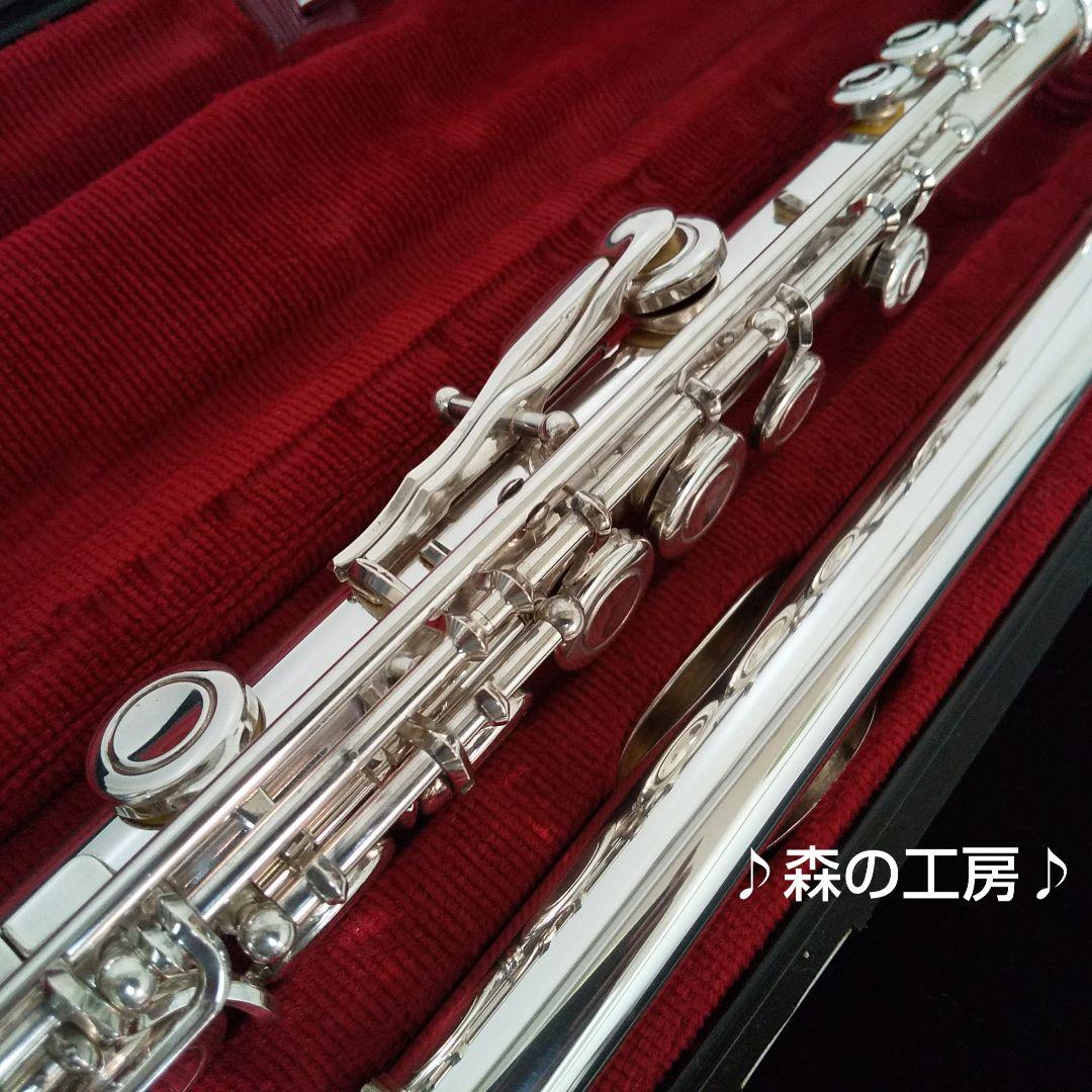 商談中【MIK】 頭部管銀製・ヤマハフルート YFL311 Eメカ