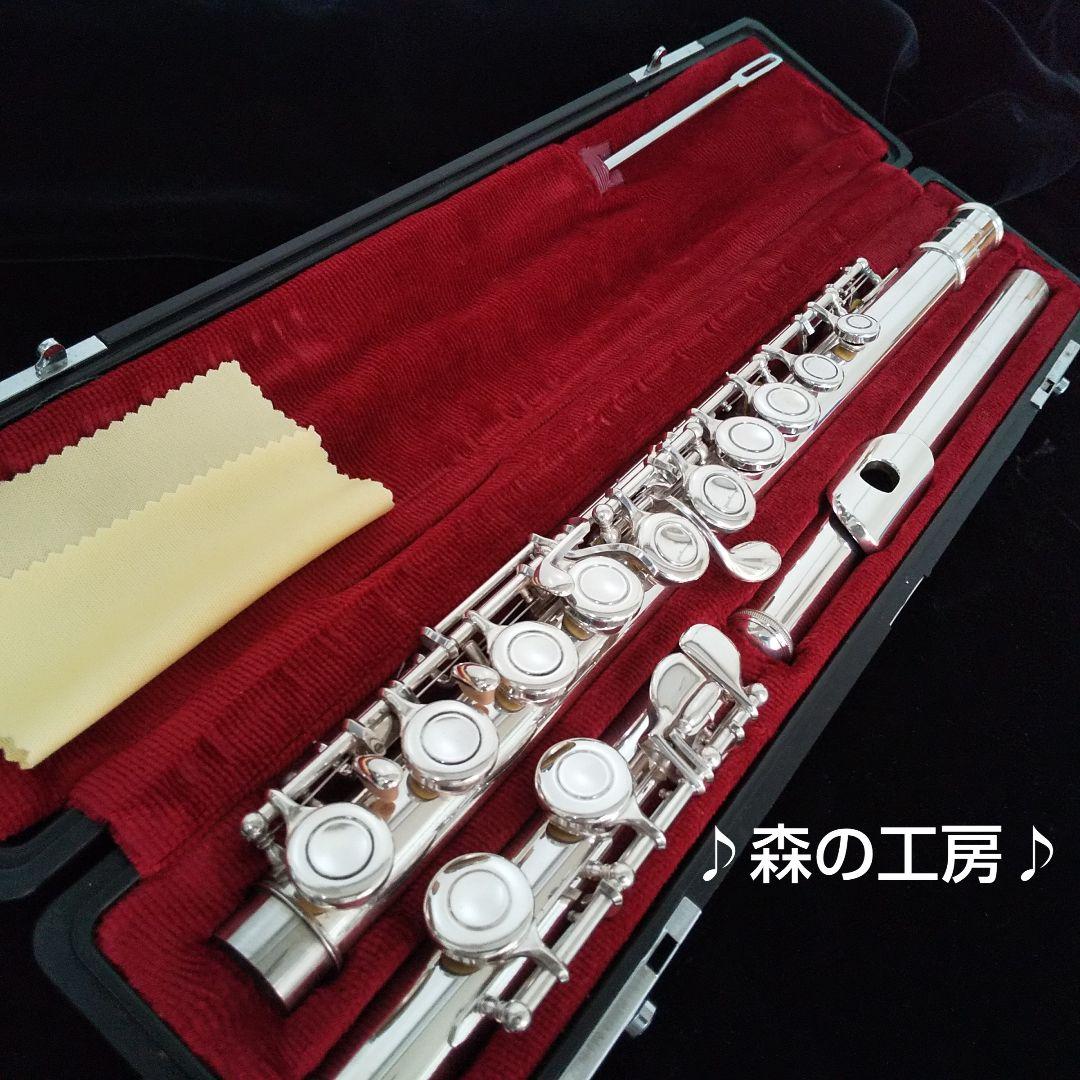 商談中【MIK】 頭部管銀製・ヤマハフルート YFL311 Eメカ