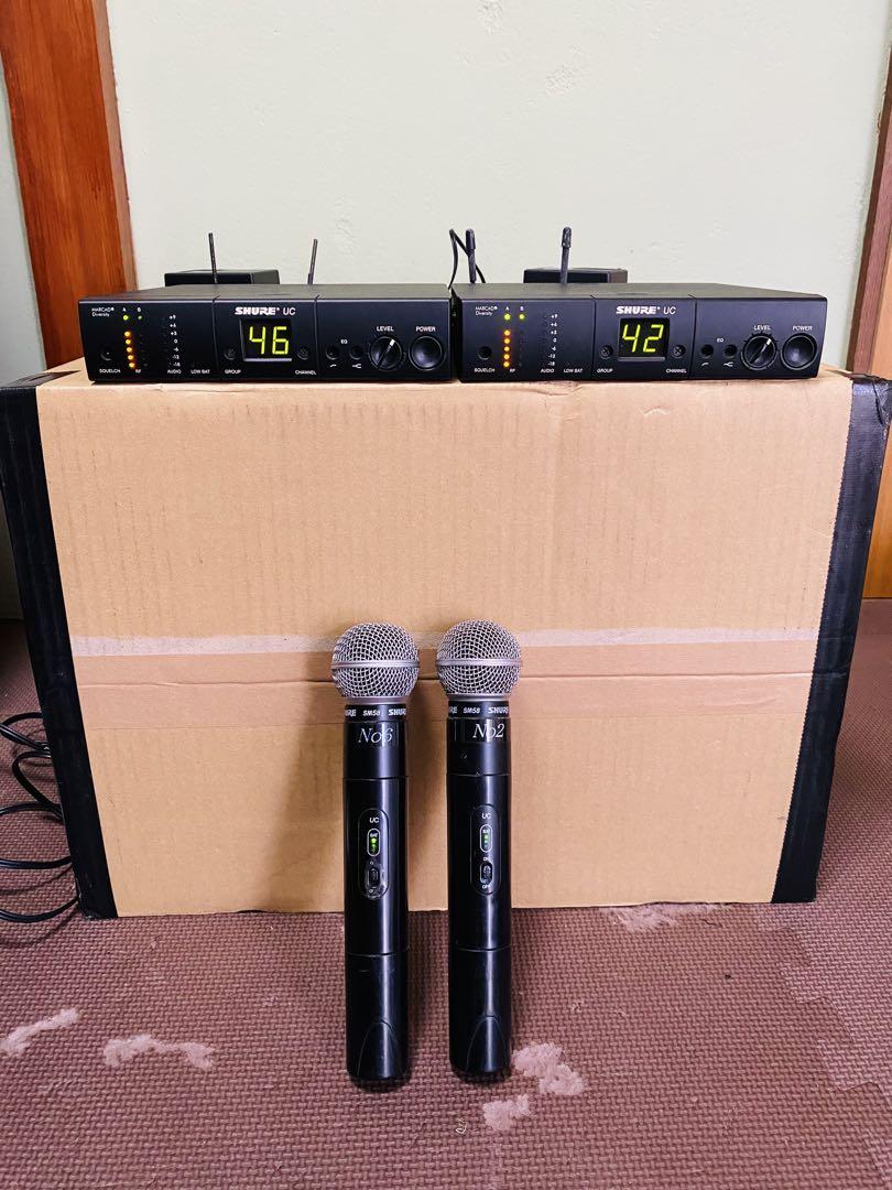 SHURE 無線マイクシステム 2本セット