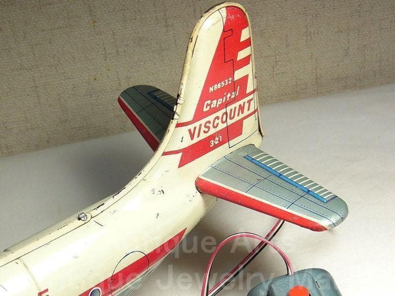 Capital Airlines ブリキのリモコン飛行機 １９５０年代　日本製 国産ブリキ玩具 Boeing 707型 PANAM 1958年 パン・アメリカン