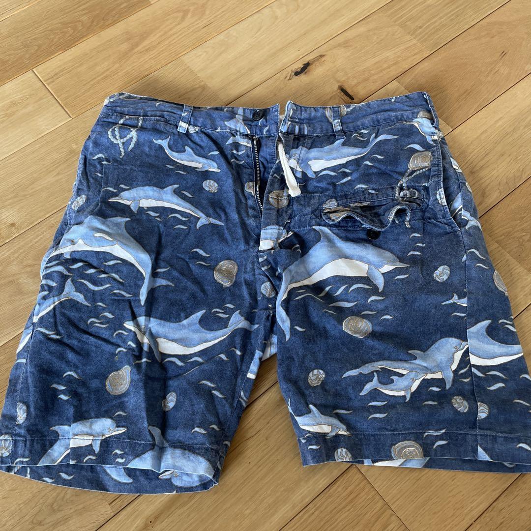 ENGINEERED GARMENTS イルカプリントショートパンツ M - メルカリ