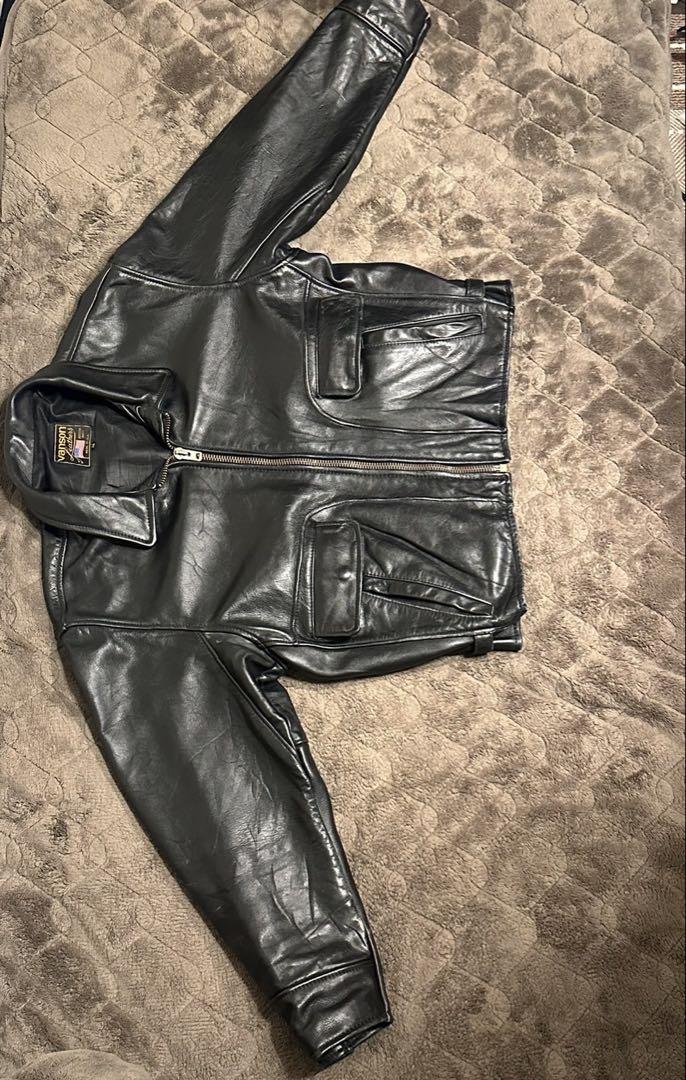vanson レザージャケット サイズ46 黒