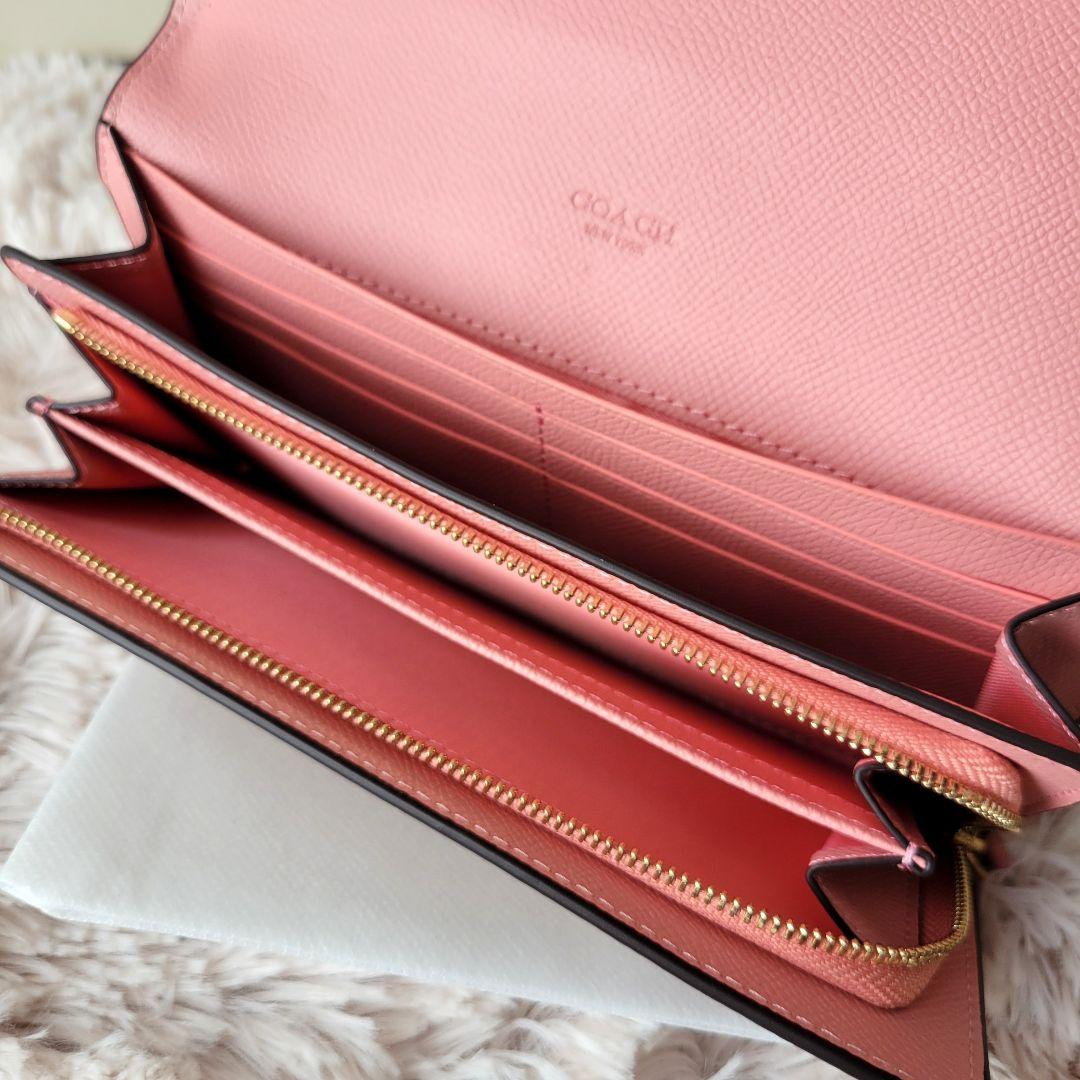 コーチ 長財布 エンベロープ フローラルプリント 新品未使用】COACH コーチ 長財布 エンベロープ 花柄 フローラル