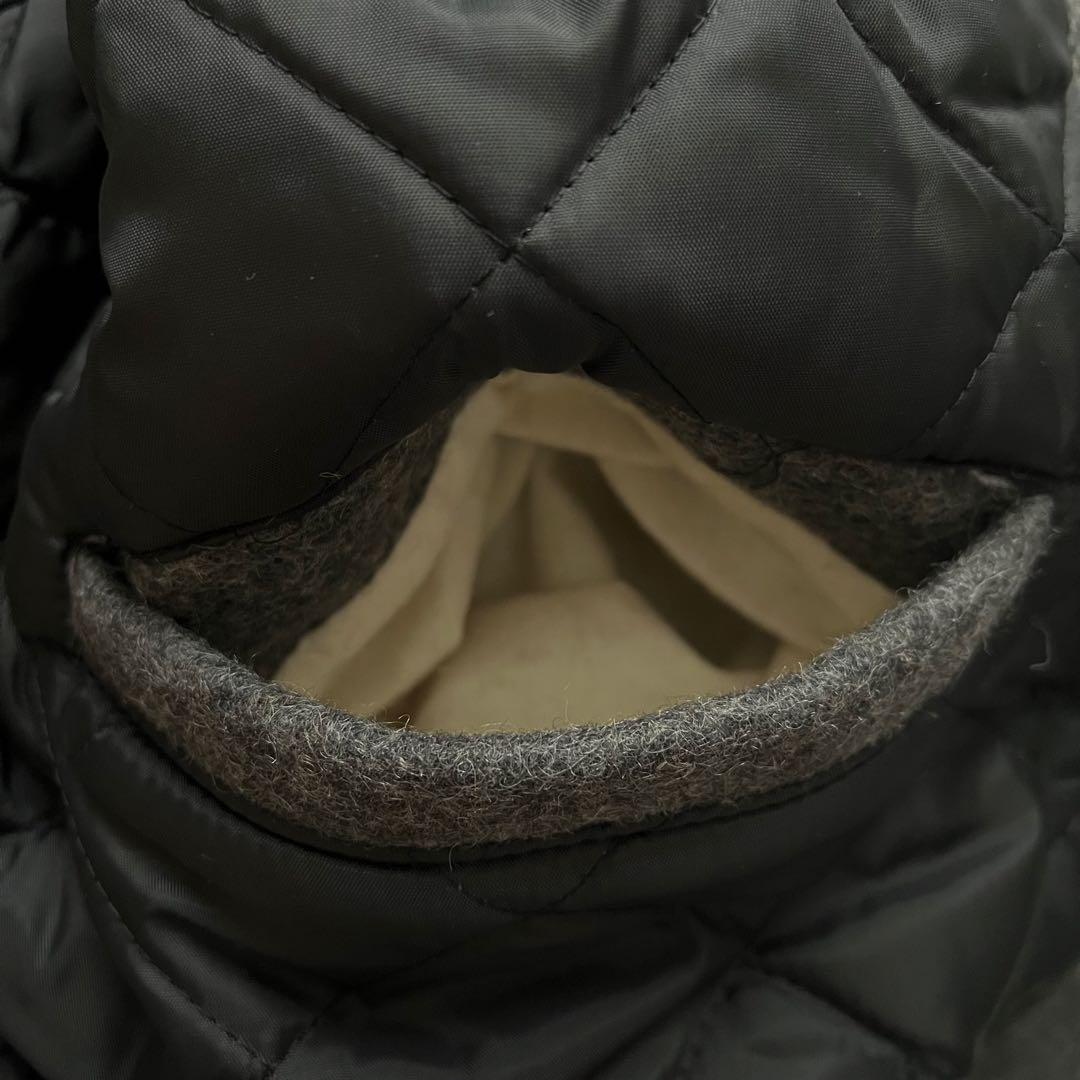 【美品】Schott ピーコート　メルトン　グレー　キルティング　USA製　40