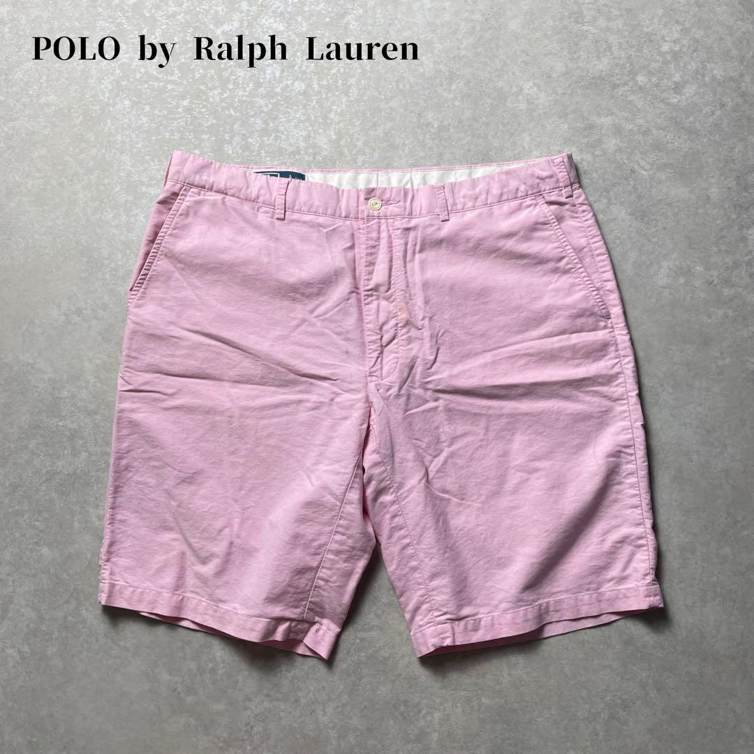 POLO by Ralph Laurenチノショーツ38ピンクハーフパンツ古着