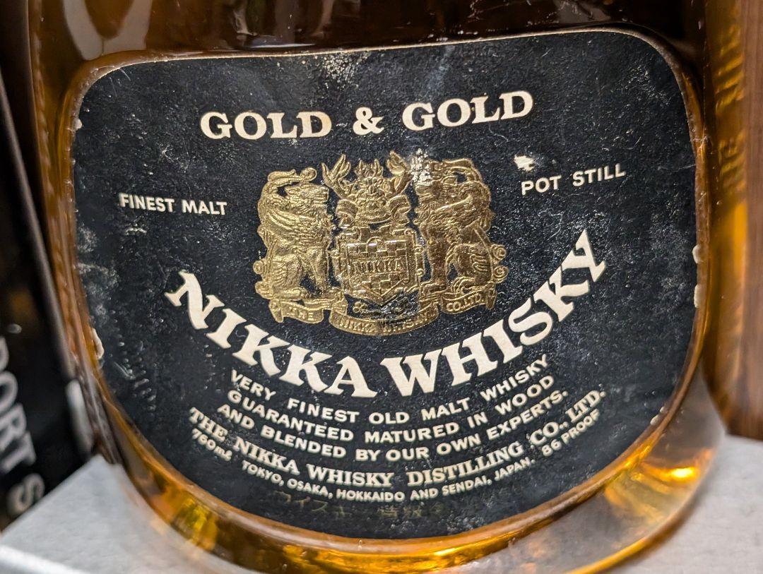 NIKKA WHISKY GOLD＆GOLD ニッカウイスキー 760ml_画像1