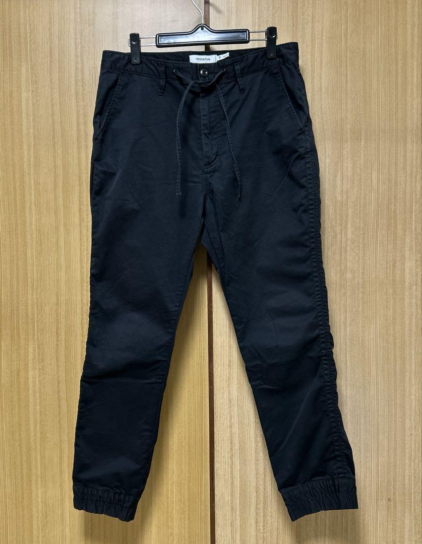 nonnative ノンネイティブ　ジョガーパンツ　黒　size2