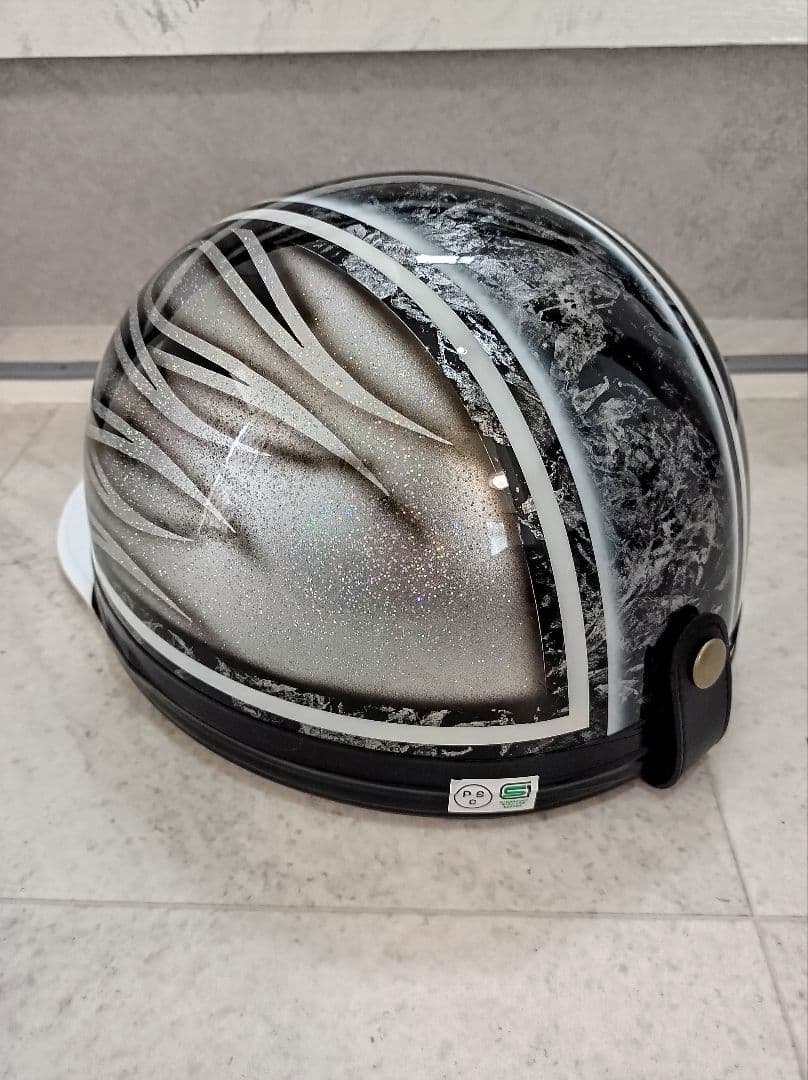 カスタムコルク半 黒ラップ✘ファイヤー 七色ラメ カスタムコルク半 黒ラップ✘ファイヤー 七色ラメ