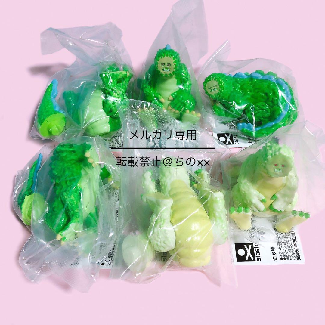 ゴーヤ怪獣 全6種セット ガチャコンプ スタンドストーンズ 岡田悠助