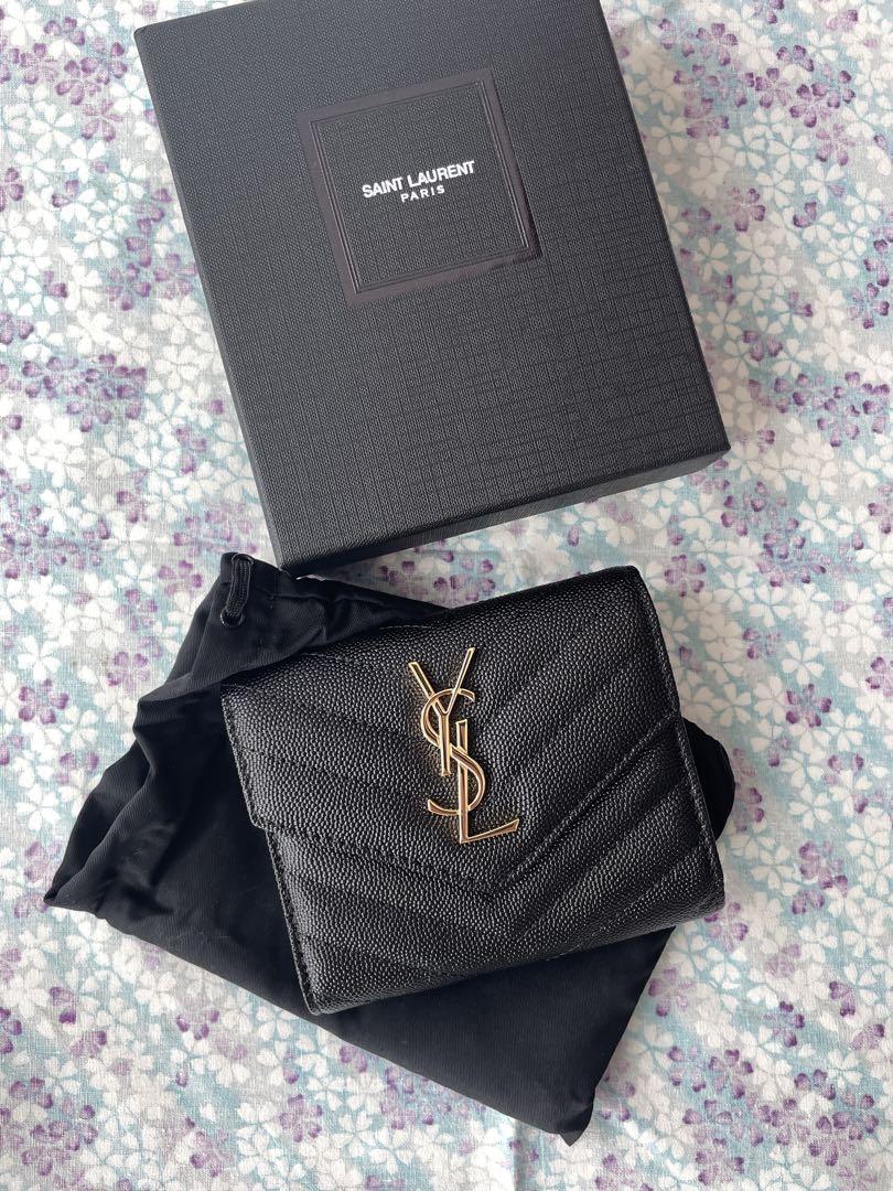 サンローラン SAINT LAURENT 3つ折り財布 小銭入れ付き