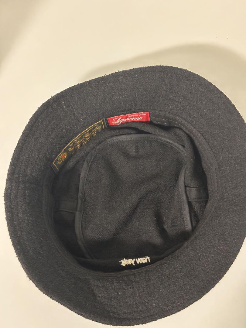 【美品】Supreme ブラック バケットハット スモール/ミディアム Supreme シュプリーム 22SS Cutout Crusher カットアウト