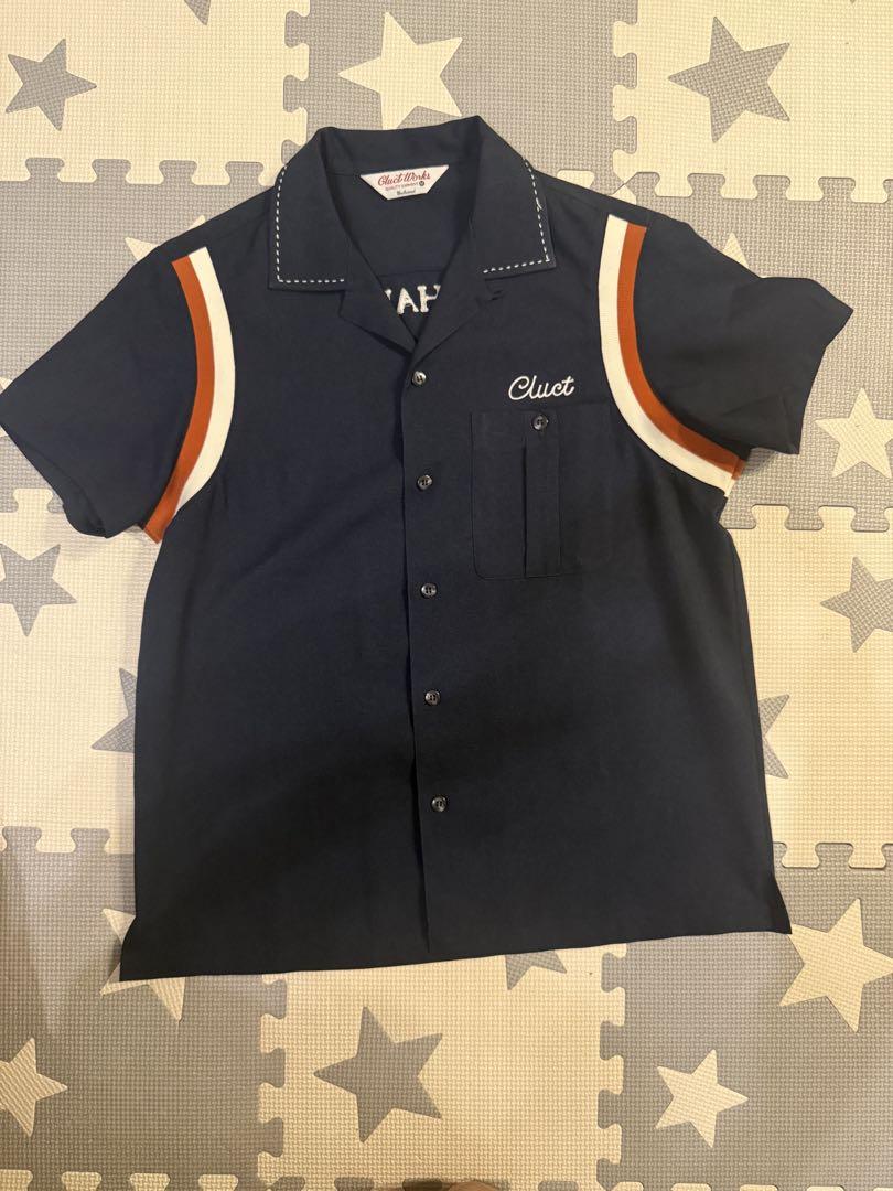 CluctWorks ボウリングシャツ M ネイビー