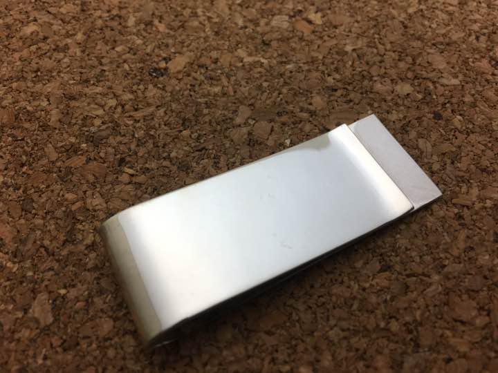 シルバー950手作りマネークリップ